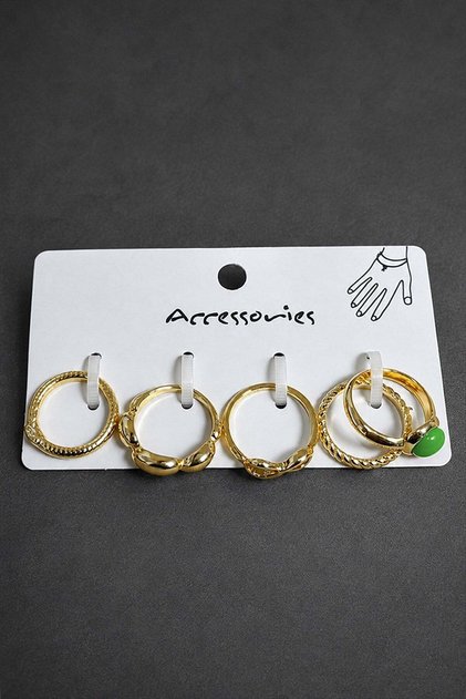 5 Stone Joint Rings