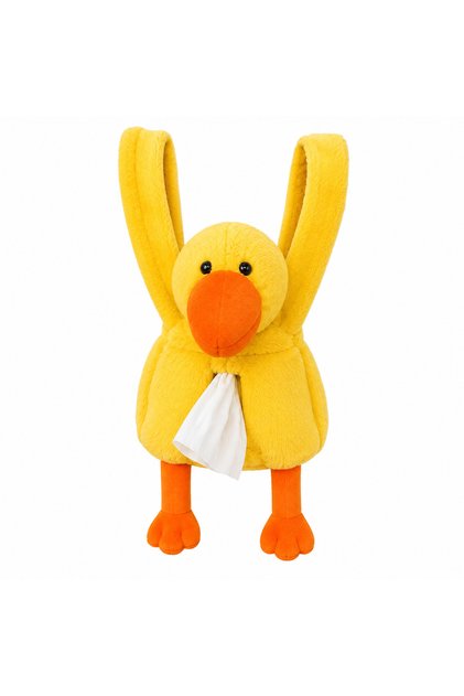 Car Seat Yellow Napkin Holder Plush Seat Back Napkin Holder Napkin Gift