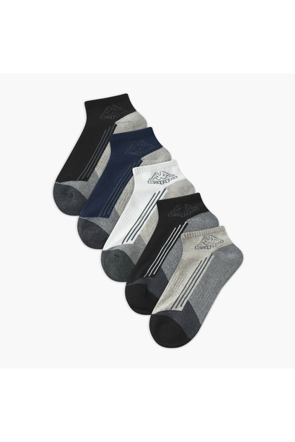 5PK MEN ANKLE SOCKS HALF TERRY