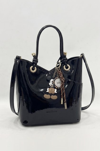 Kriste Bell Women's Bag Patent Leather Black 7453