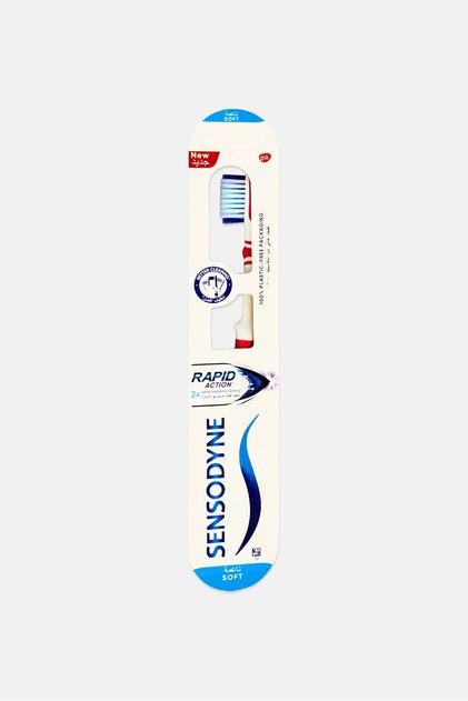 Rapid Action Toothbrush Soft, Multicolor