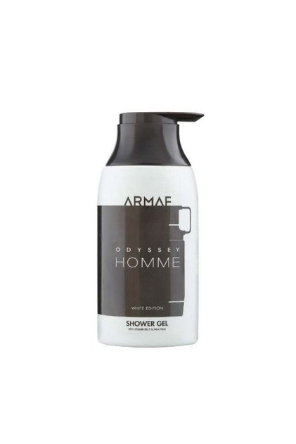 Odyssey Homme White Edition Shower Gel For Men 400ml, Fragrance Body Wash For Men, For All Skin Types, Long Lasting Oriental Fougere Perfume With Cardamom, Sage & Amberwood