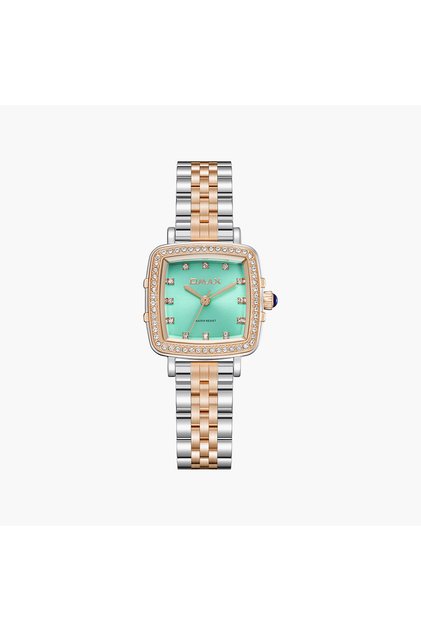 Women's Analog Square 25 MM Metal Clasp Watch | SQ-CS014CTSS4