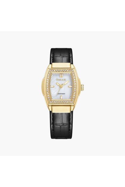 Women's Analog Rectangular 30 MM Strap Buckle Watch | SQ-CSL002G32I3