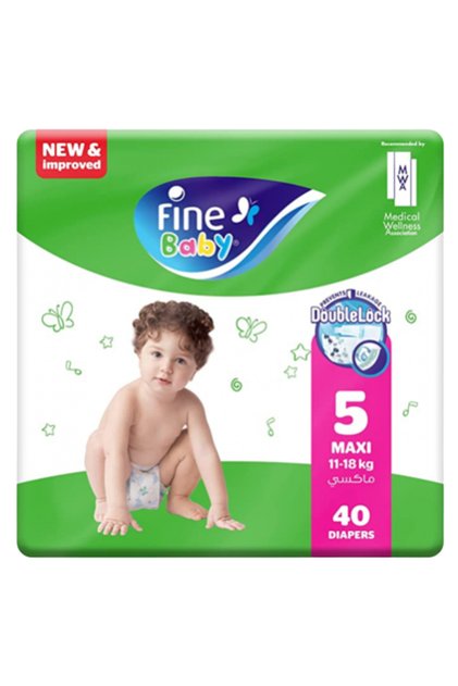 (5) Jumbo Pack 40 Diapers