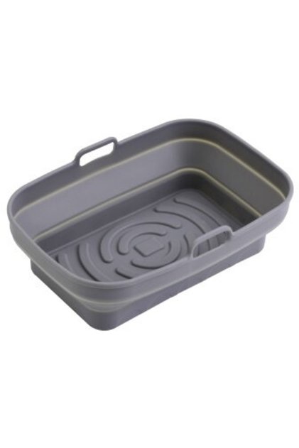 Căptușeală din silicon pentru friteuza cu aer cald | Rotund | 19.8 cm x 13.1 cm | Reutilizabil | Silicon alimentar fără BPA