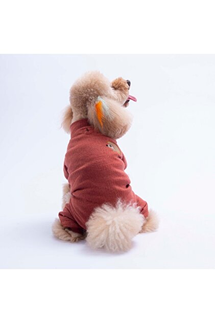 Burgundy Berry Hedge Dog Jumpsuit Dog Outfit Cat Outfit