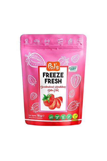Freeze Fresh Dilim Çilek 18g