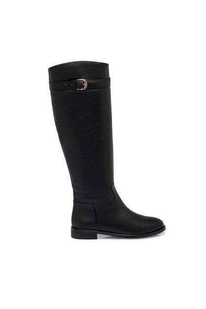 Siyah Hakiki Deri Kadın Çizme - K25K1CM68149-A23