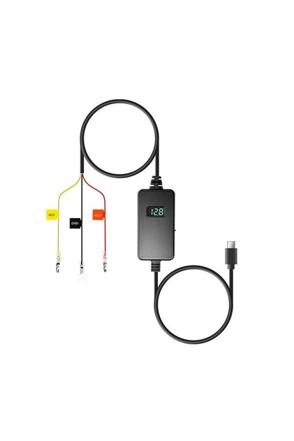 Kit de cablare fixă reglabil Midrive-UP06, 3m, USB-C, Compatibil cu toate camerele de bord