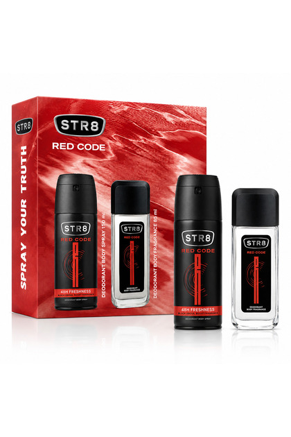 Σετ δώρου για άνδρες Red Code, Αποσμητικό Σπρέι Σώματος 150 ml + Άρωμα Σώματος 85 ml