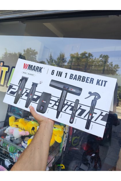 Wmark Professional 6'lı erkek bakım seti ,traş makinası seti profesyonel