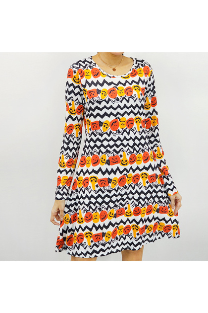 Women's Yellow Long sleeve Dress