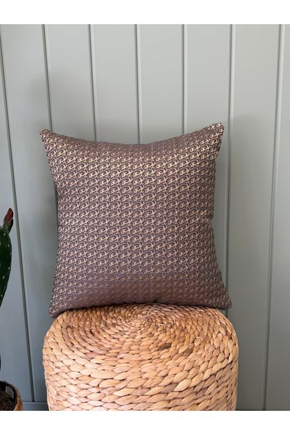 Rose Gold Smoked Living Room Throw Pillow Cover Pattern3
