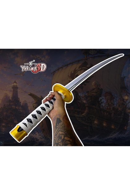 Zoro Wado Ichimonji Katlanabilir Katana | 95 cm | One Piece | Stand Hediye-Oyuncak