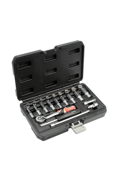 Trusa tubulare YT-14451, 23 piese, 1/4", Cr-V