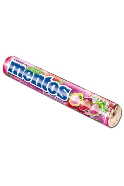 Mentos Καραμέλες Φρούτων σε Σωληνάριο 38γρ.