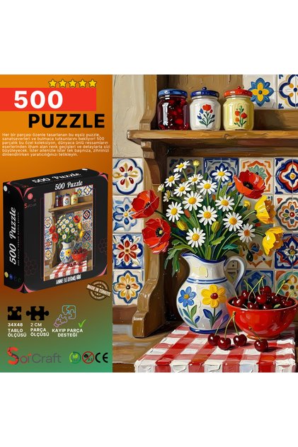 500 Parça Puzzle Anne Eli Değmiş Gibi #918