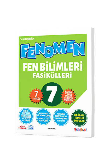 Fenomen Yayınları 7. Sınıf Fen Bilimleri Fasikülleri (6 Fasikül)