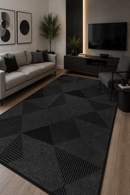 Dijital Baskılı Kaymaz Taban Yıkanabilir Desenli Salon Halısı Mutfak Halısı Yolluk