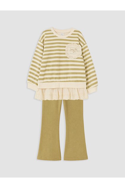 Esvab • Modern & Distinctive Ruffled Girls' Thick Set