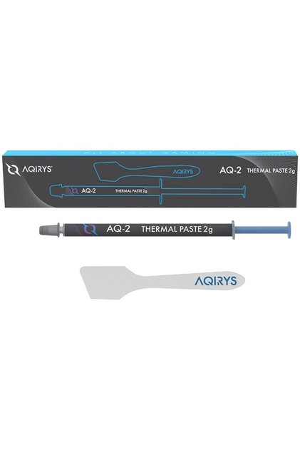 Pastă termică AQ-2, AQIRYS, 2 g, Conductivitate termică 5.6 W/mK, Rezistență termică scăzută, Aplicator inclus, Pentru CPU și GPU