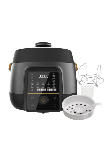 Multicooker cu gătit sub presiune, Cecotec, GM Pot Chef 5000, 5 litri, 1000 W, negru