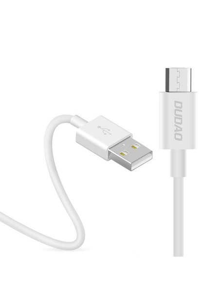 USB / micro USB cablu de incarcare a datelor 3A 1m alb (alb L1M)