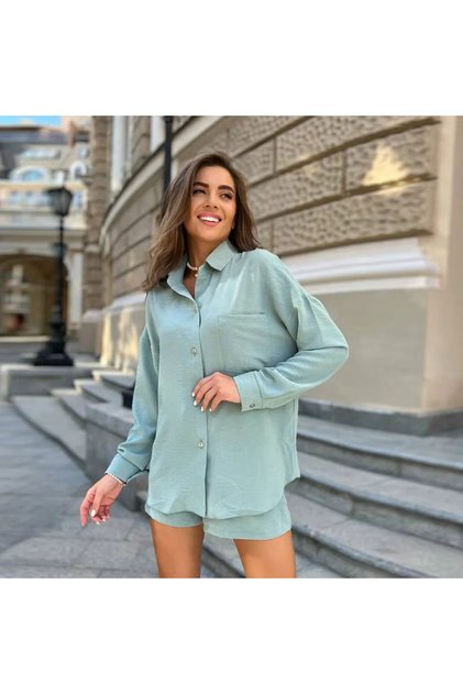 Women's Shirt & Shorts Set