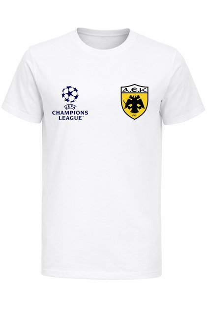 Αθλητική Ένωση Κωνσταντινούπολης Aek Champions League Printed Children's T-Shirt