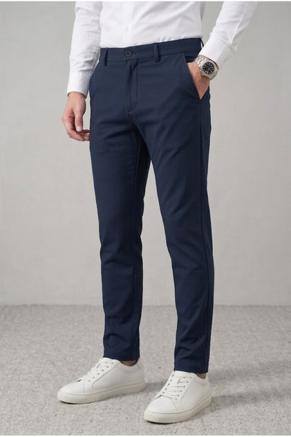 Erkek Slim Fit Likralı Casual Kumaş Pantolon