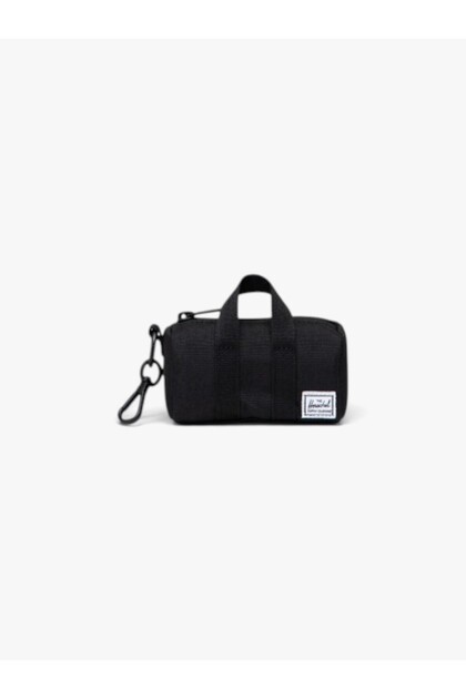 Herschel Novel Duffle Mini Çanta, Anahtarlık Charm Uniseks Siyah Çanta - 80015