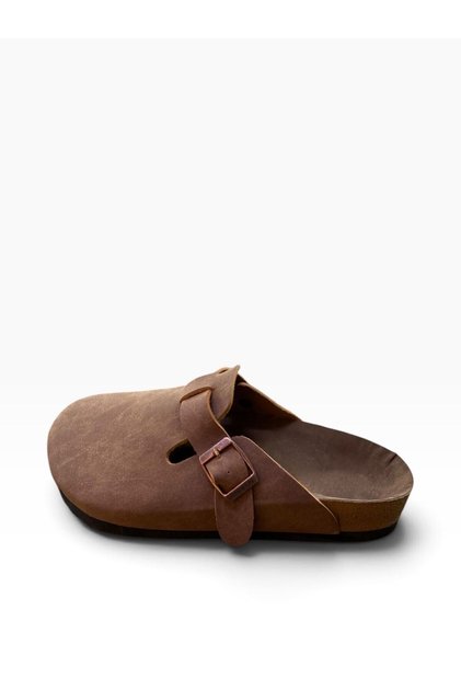 Flat Eva Sole, Closed Front, Ankle Buckle, Adjustable Full Orthopedic Slippers