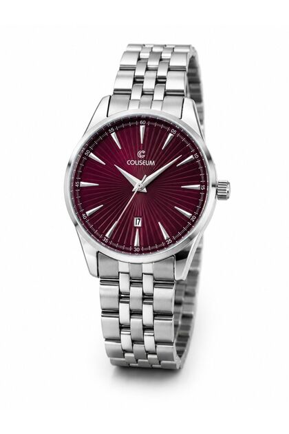 Çelik Kordon 42mm Gümüş Kasa Erkek Kol Saati Sevğiliye Babaya Hediyelik
