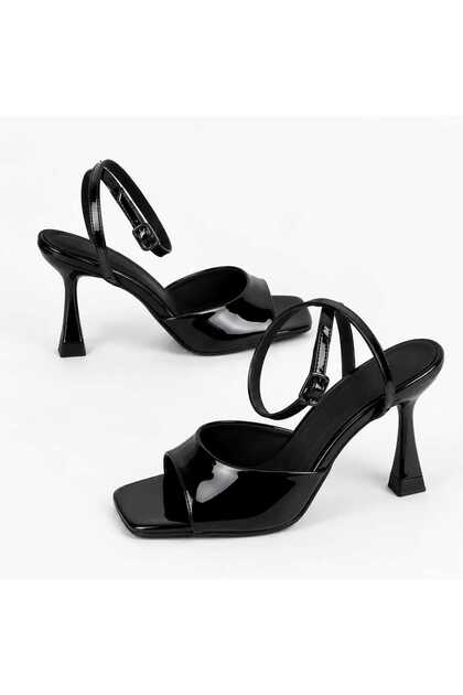 Women's Thin-Heeled Sandals Patent Leather