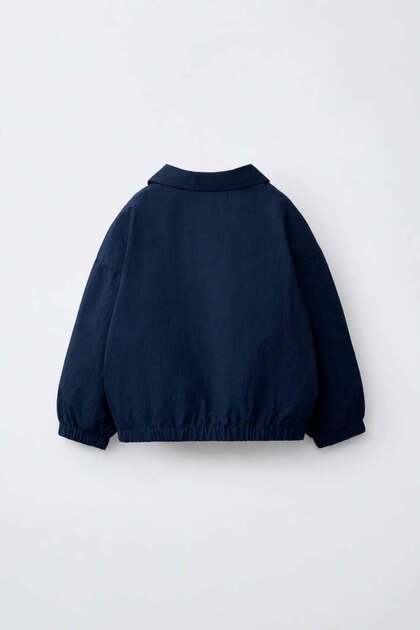 Children's Waterproof Raincoat Navy Blue