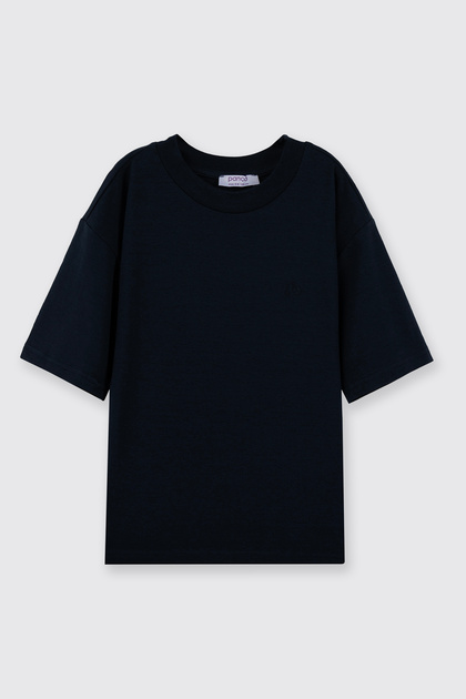 Unisex Children's Navy Blue Short Sleeve T-Shirt