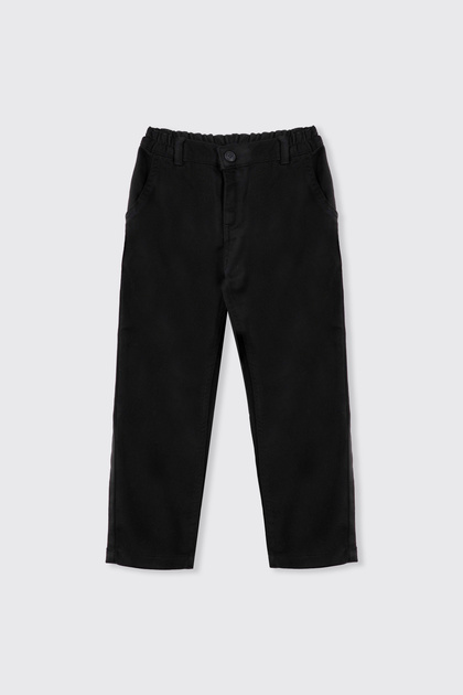 Boy's Black Pocket Trousers