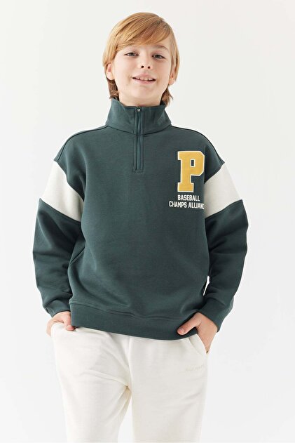 Boy's Half-Zip Sweatshirt