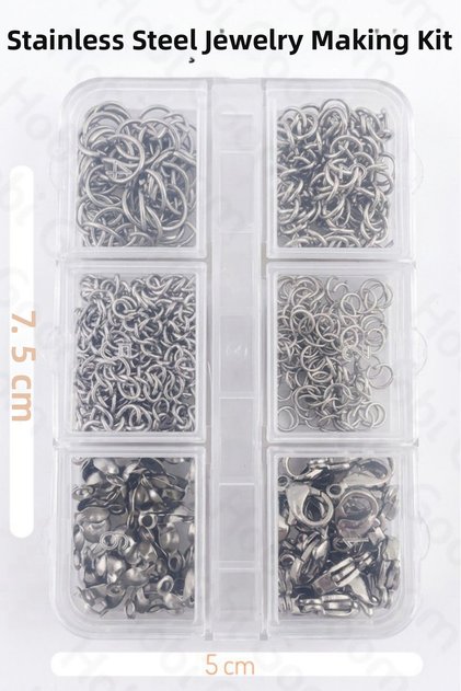 Stainless Steel Jewelry Making Kit |   312 Pieces