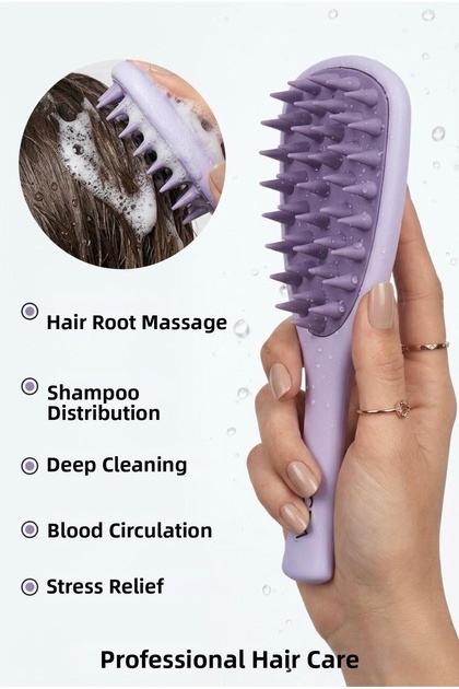 Wet Care Shower Hair Comb, Scalp Shower Massage Comb