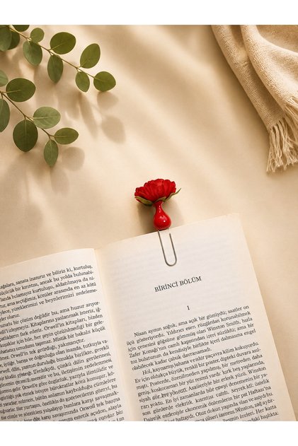 Handmade Flower Vase Bookmark