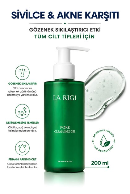 200 ml Pore Cleansing Gel - Cucumber Extract, Firming Moisturizer