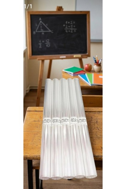ŞEFFAF Parlak Şeffaf Rulo Kaplık 5'li (defter- Kitap)