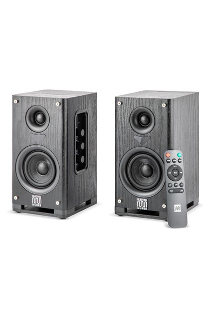 Boxe active de raft cu Bluetooth și conexiuni USB/OPTICĂ/RCA EM 1022 Negre