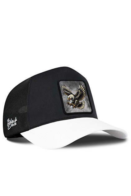 Eagle Logo White-Black Trucker Hat