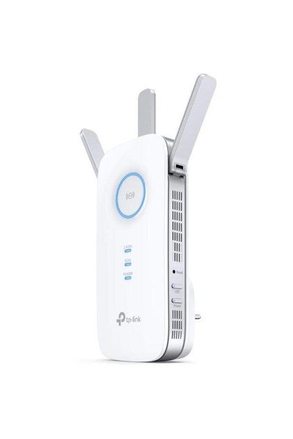 Безжичен разширител на обхват RE550, 1900 Mbps, двубандов, 3 външни антени (бял)