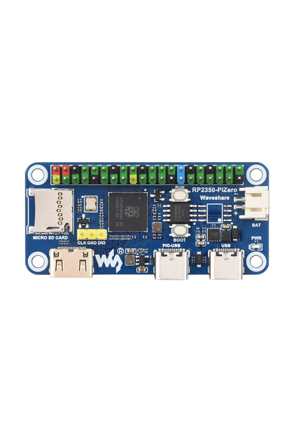 RP2350-PiZero Waveshare RP2350-PiZero Development Board Raspberry Pi Pico 2 Base On RP2350B 16M Flas