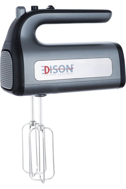 CM-2003 Electric Hand Mixer, 500 Watt, 5 Speeds, Turbo, 4 Pieces - Silver Gray
