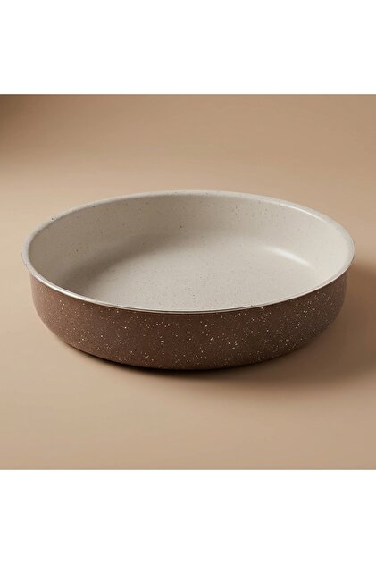 Al Saif Gallery granite tray, round, 34 cm - brown